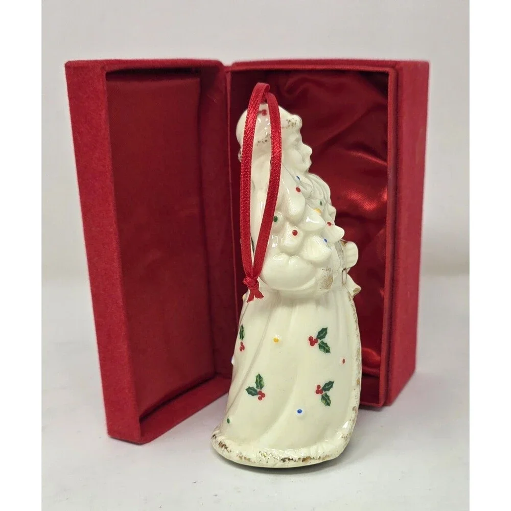 Santa Claus Formalities Baum Bros Holly Collection Porcelain Figurine Ornament